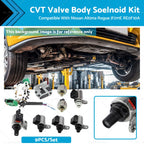 9PCS CVT Valve Body Solenoid Kit for Nissan Altima Rogue (2007–2012) RE0F10A JF011E