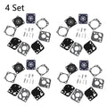Set of 4 Carburetor Diaphragm Kit for ZAMA RB-29 RB29 C1U (Model)