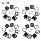 Set of 4 Carburetor Diaphragm Kit for ZAMA RB-29 RB29 C1U (Model)