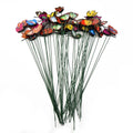 50pcs Waterproof Butterfly Stakes for Garden Display (25cm x 4cm)