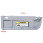 Right Sun Visor for Honda Civic EX Sedan 1.8L (2006–2008) Clear Gray