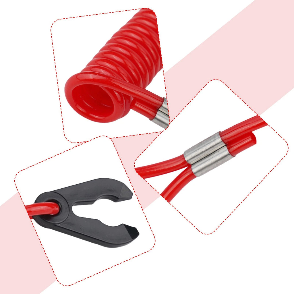 Outboard Cut Off Kill Stop Switch for Boat Motor (Universal)