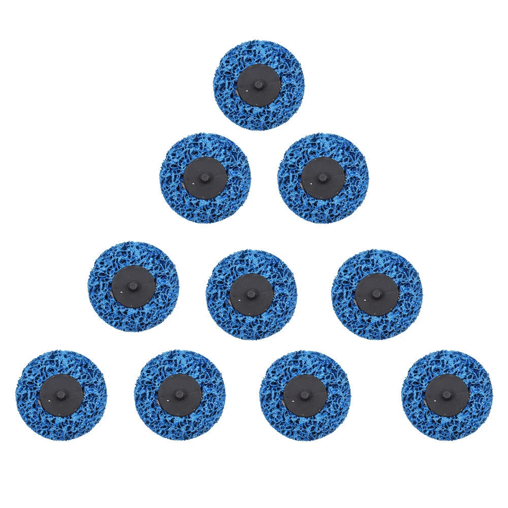 Set of 10 Quick Change Strip & Clean Discs for Automotive Paint Rust