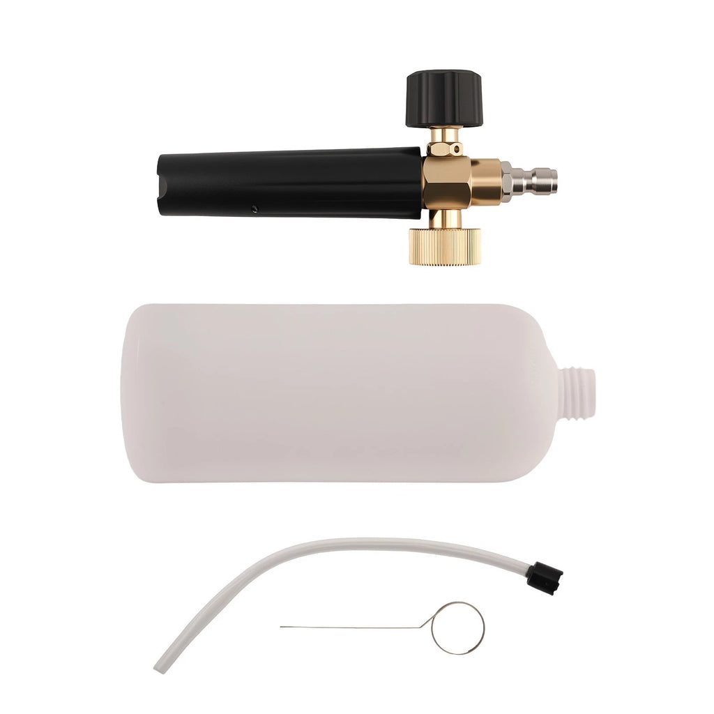 Car Wash Cannon for Pressure Washer 1000PSI+ (1L Brass Soap Dispenser)