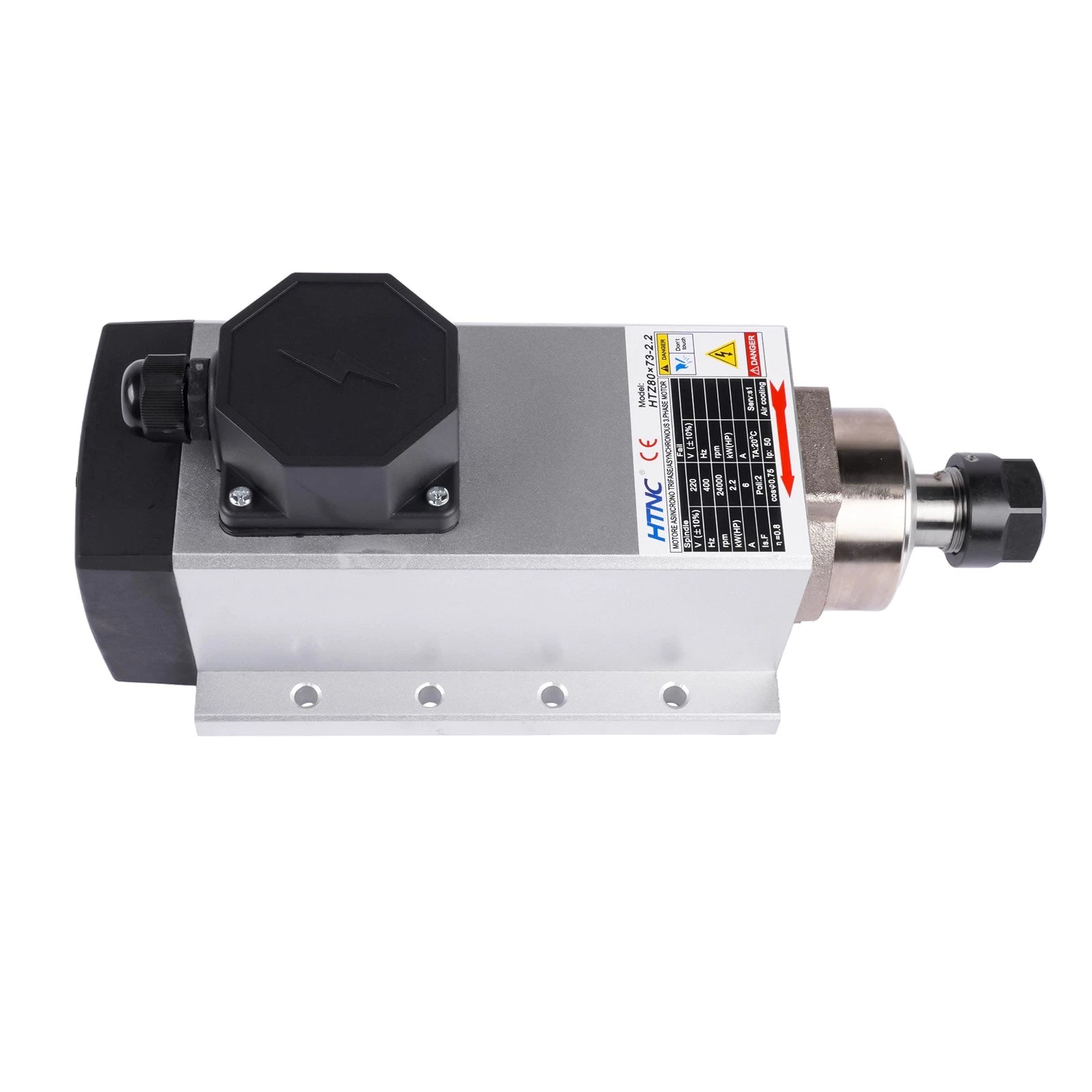2.2KW Air Cooled Spindle Motor for CNC Milling (24000 RPM)