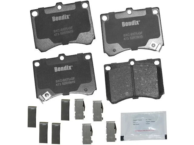 Set of 4 Front Brake Pads for Mazda MX3 (1992–1996) YS479QZ