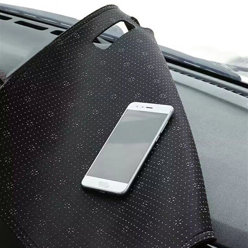 Black Leather Dashboard Cover for Ford Explorer (2011–2023)