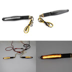 2X M10 Sequential Flowing LED Turn Signal Indicator Lights for AV