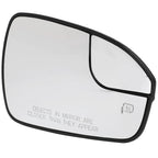 Heated Passenger Side View Door Mirror Glass for Ford Fusion (2013–2020)