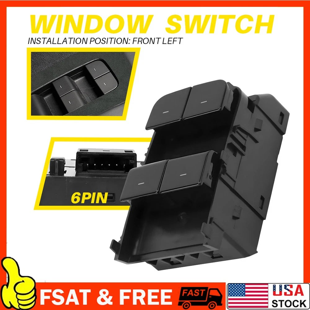Front Left Window Control Switch for Tesla Model Y (2021–2022)