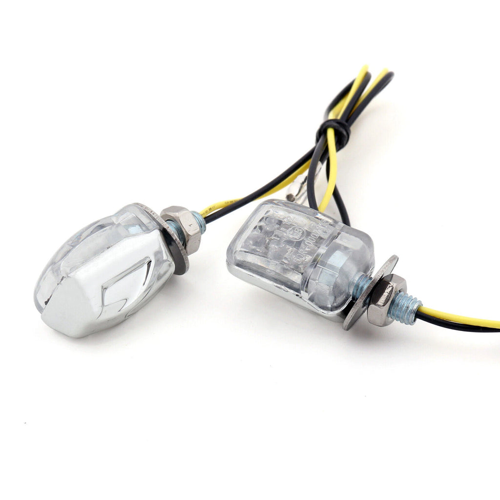 LED Chrome Micro Mini Indicators for Motorcycle (T9)