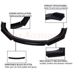 Front Bumper Lip Body Kit Spoiler Splitter for Honda Accord (2003–2007)