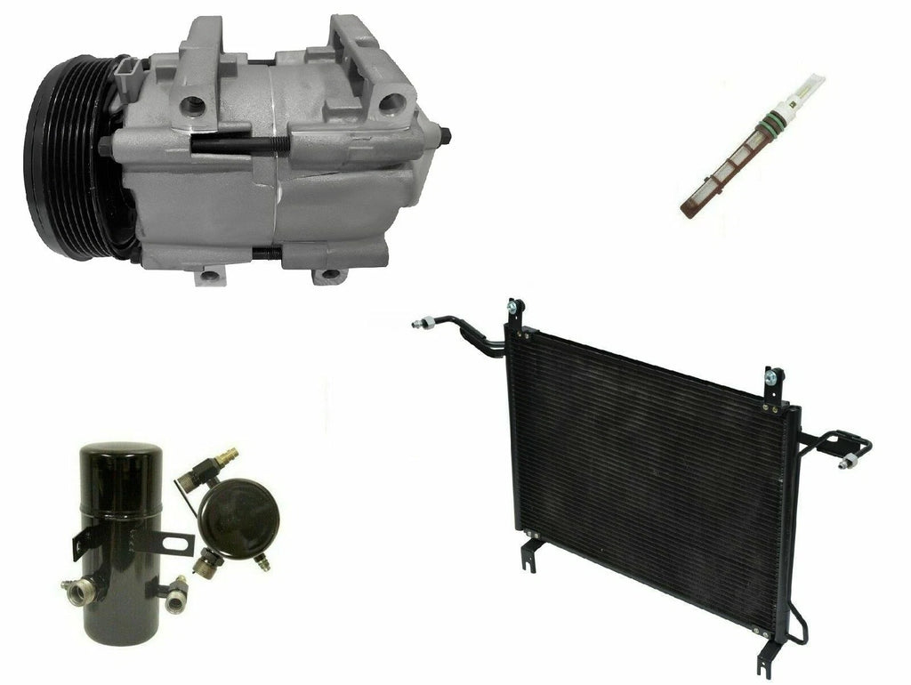 A/C Compressor Kit With Condenser for Ford F-250 F-350 (1996–1997)