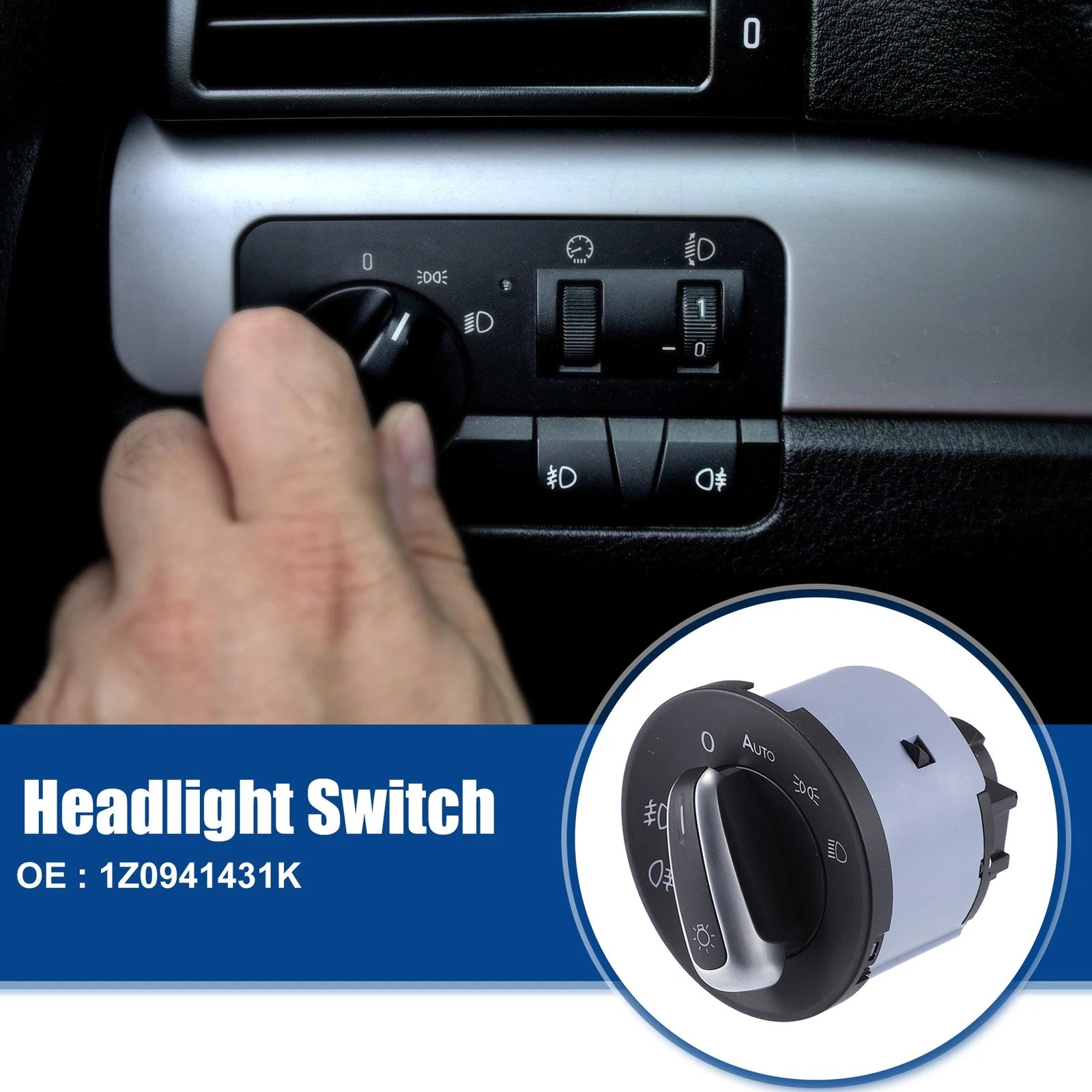 Headlight Switch for Volkswagen Golf (2010–2014)