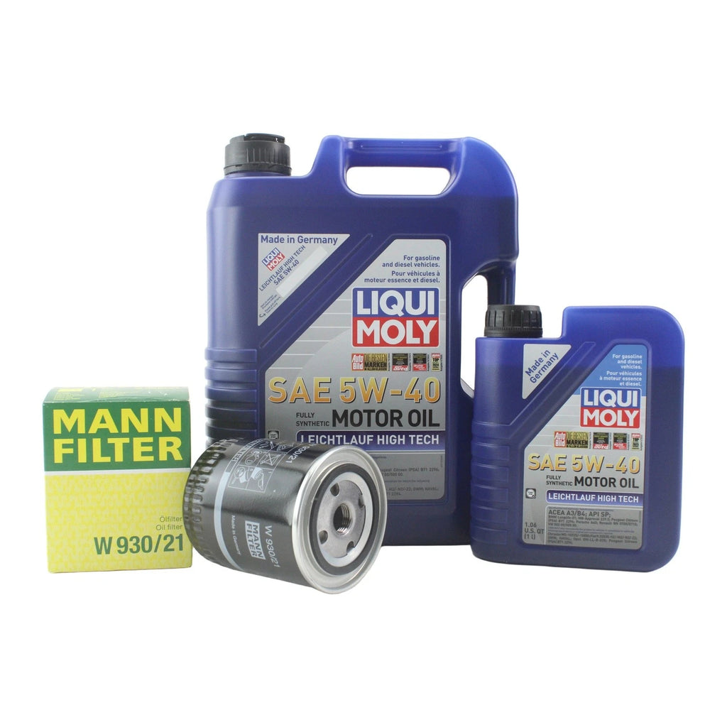 Oil Change Kit for Audi 2.7/2.8L (2000–2006) - 6L Liqui Moly 5W-40