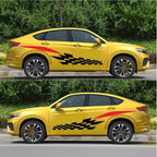 Eye Catching Racing Side Stripes Decal Vinyl Stickers for Cars and Trucks