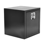 Steel Tool Box for Pickup Truck (18" x 18" x 18") - Black, Lock & Key