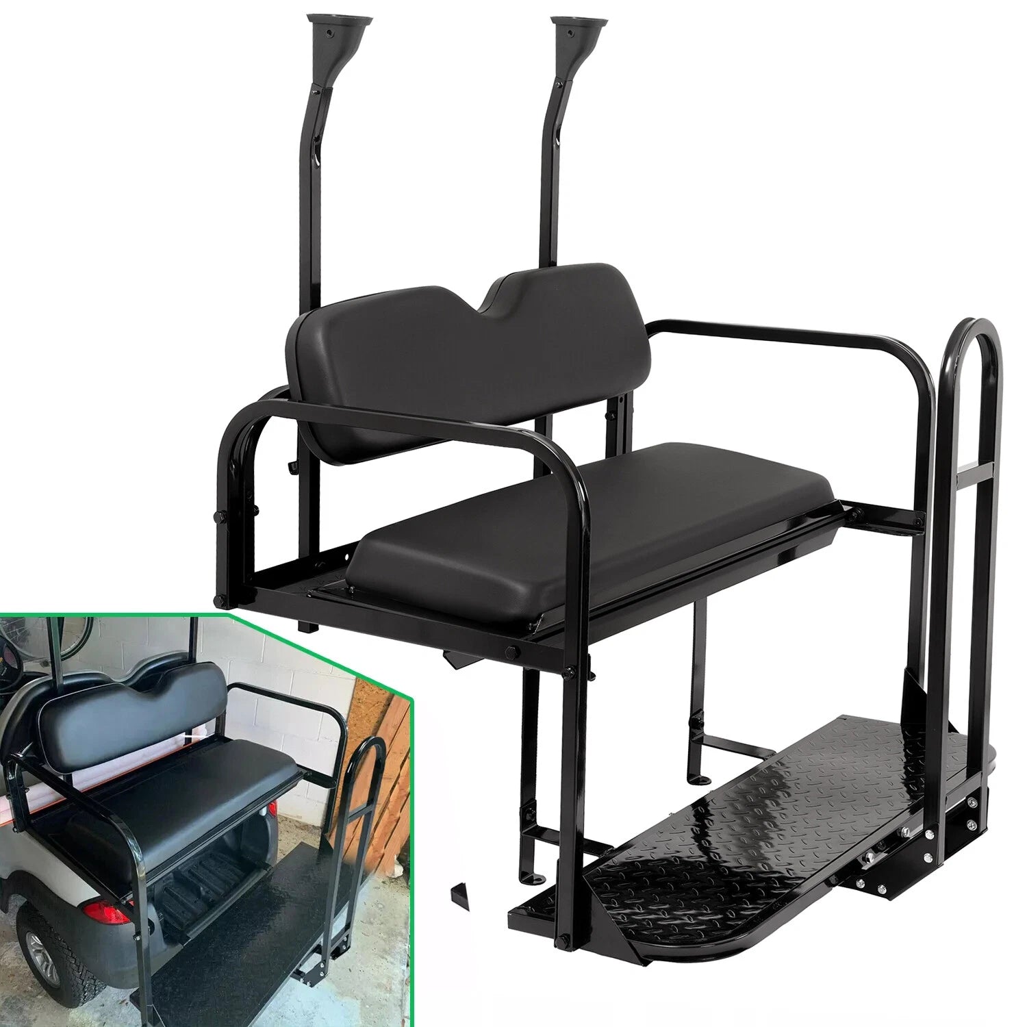 Flip Rear Back Seat Kit for Club Car Precedent/Tempo (2004–Present)