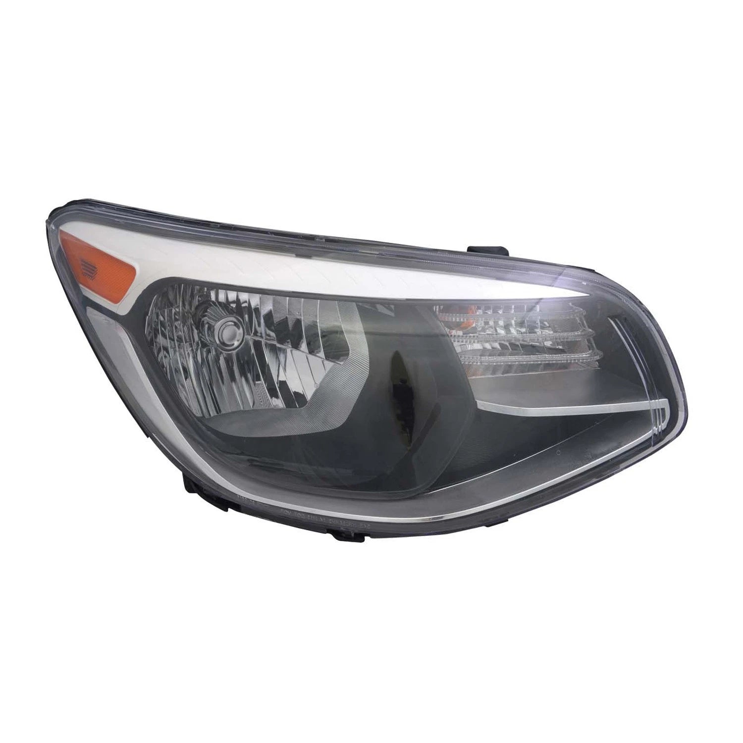 Replacement Passenger Side Halogen Non-Projection Headlight for Toyota (2014–2018)
