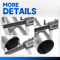 16Pcs 2.5 Inch Mild Steel Mandrel Exhaust System Pipes for