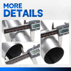 16Pcs 2.5 Inch Mild Steel Mandrel Exhaust System Pipes for