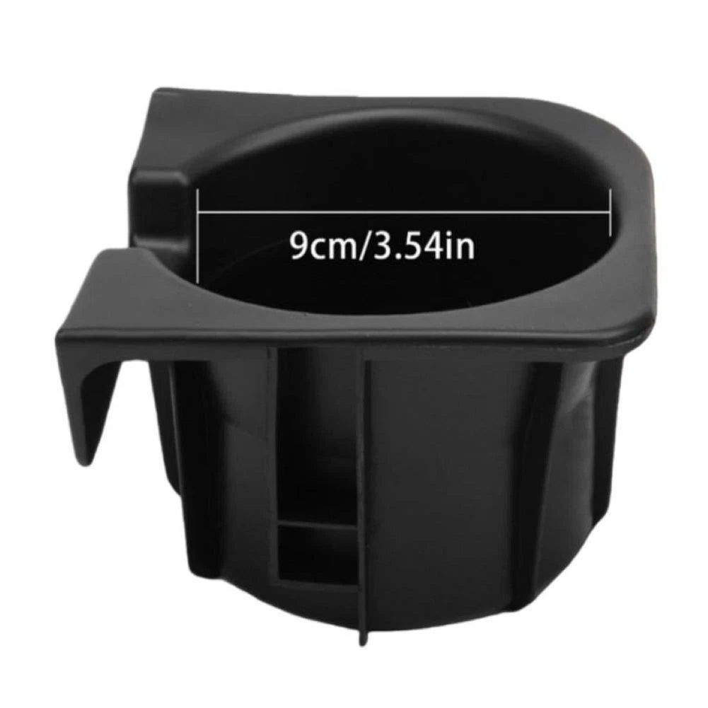 Set of 2 Center Console Cup Holder Inserts for Toyota Tacoma (2005–2017) Black