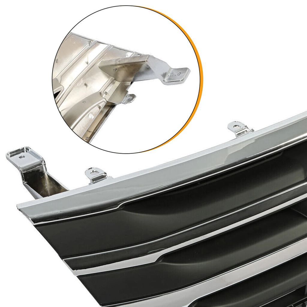 Front Black Grill with Chrome Trim for Honda Odyssey (2011-2013)