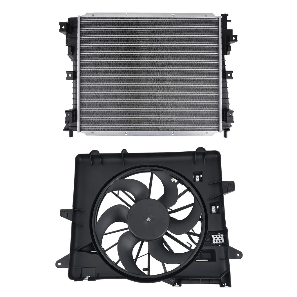 Radiator Condenser & Cooling Fan Assembly for Ford Mustang V6 (2011–2014)