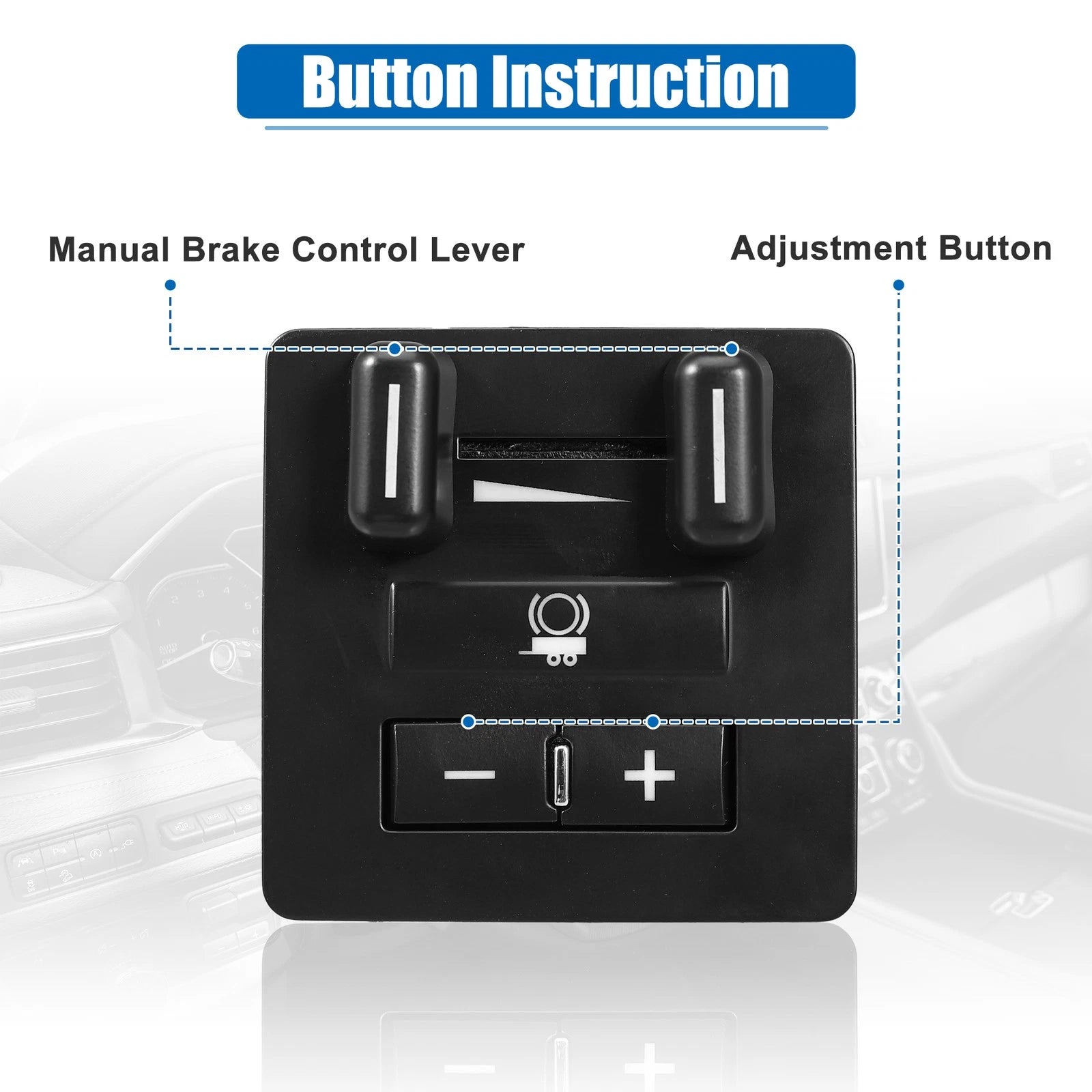 Trailer Brake Control Switch Assembly for Chevy Silverado Tahoe GMC (2007–2014)