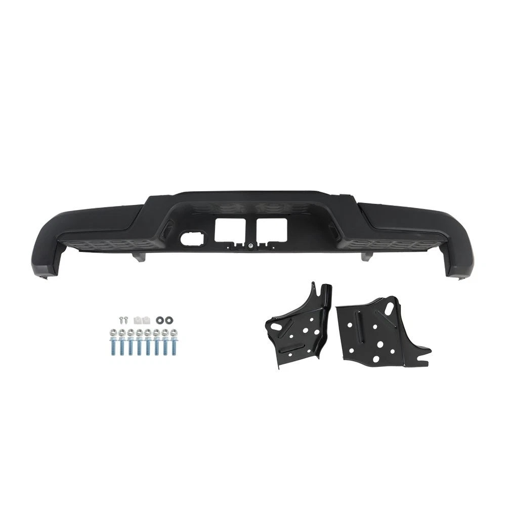 Rear Step Bumper for Toyota Tacoma (2016–2023) - Powdercoated Black Steel