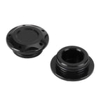 Aluminum Black Frame Hole Caps Plug Cover for Yamaha YZF-R3 R25 MT03 MT25 (2015–2023)