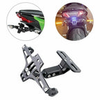 Universal Motorcycle Fender LED License Plate Bracket Holder Tidy Tail AU