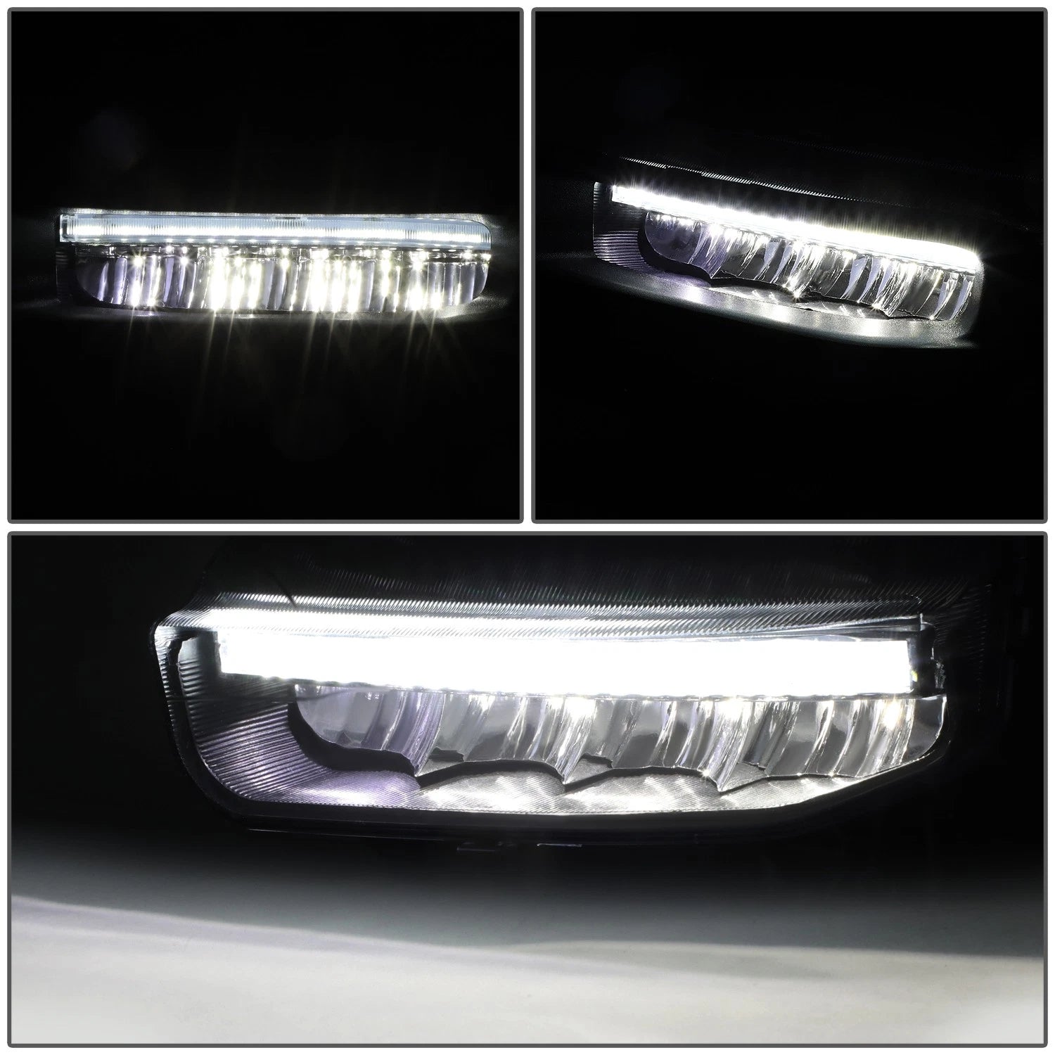 LED Fog Lights with Bezel Cover & Switch for Ram 1500 (2019–2022)