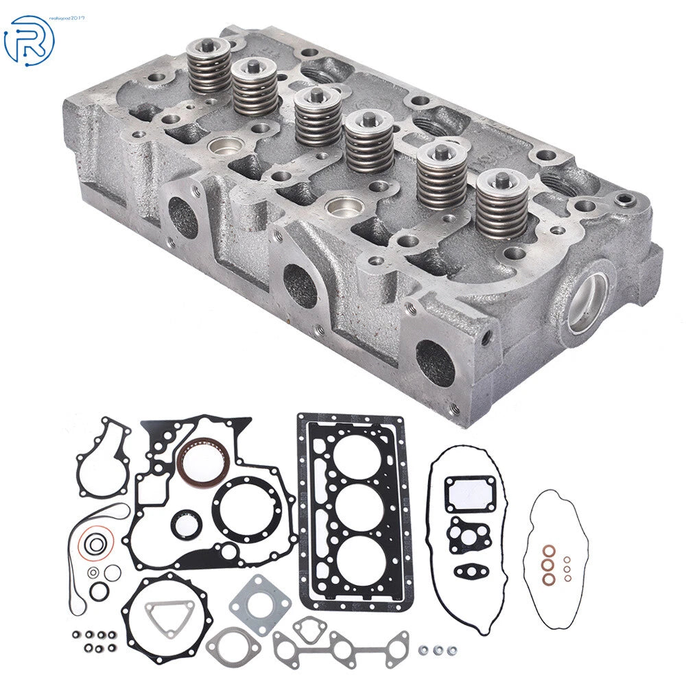 Complete Cylinder Head with Valves & Gasket Kit for Kubota RTV900