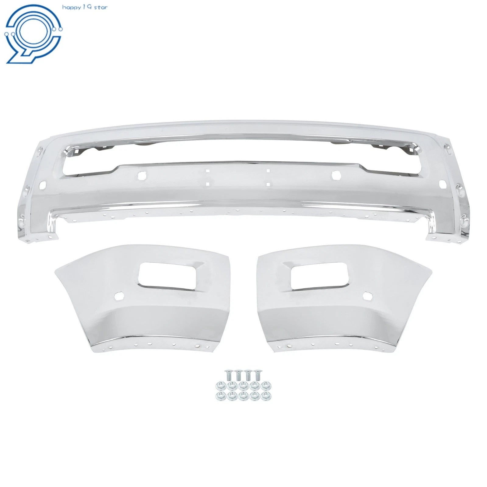 Front Bumper with Sensor and Fog Light Holes for RAM 2500 3500 (2010–2018)