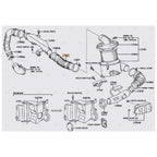 Air Cleaner Rubber Intake Hose for Toyota Hilux 4Runner Surf (1993–1997)