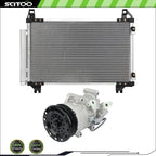 Condenser and Compressor for Toyota Yaris (2010–2012)