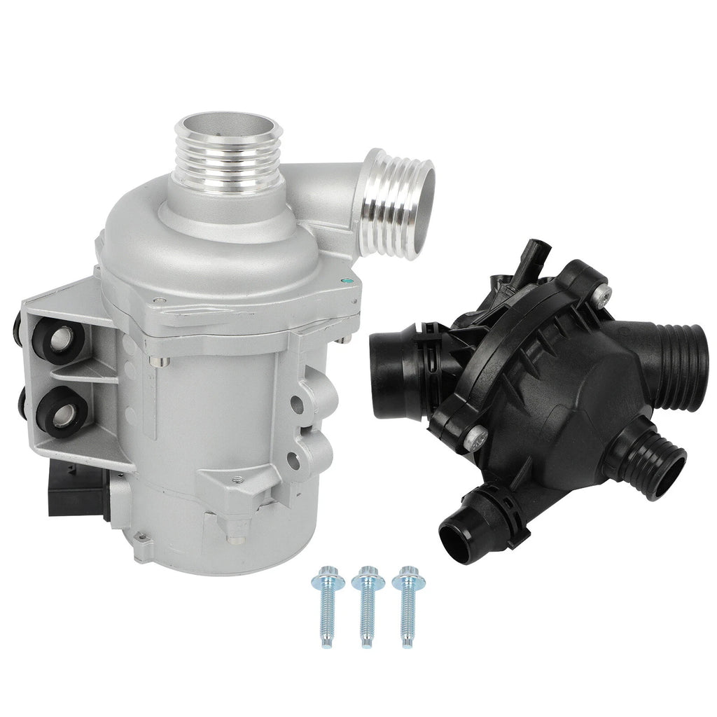 Water Pump with Thermostat Bolt for BMW 128i 325i 328i 528i 530i X3 (2008–2013)