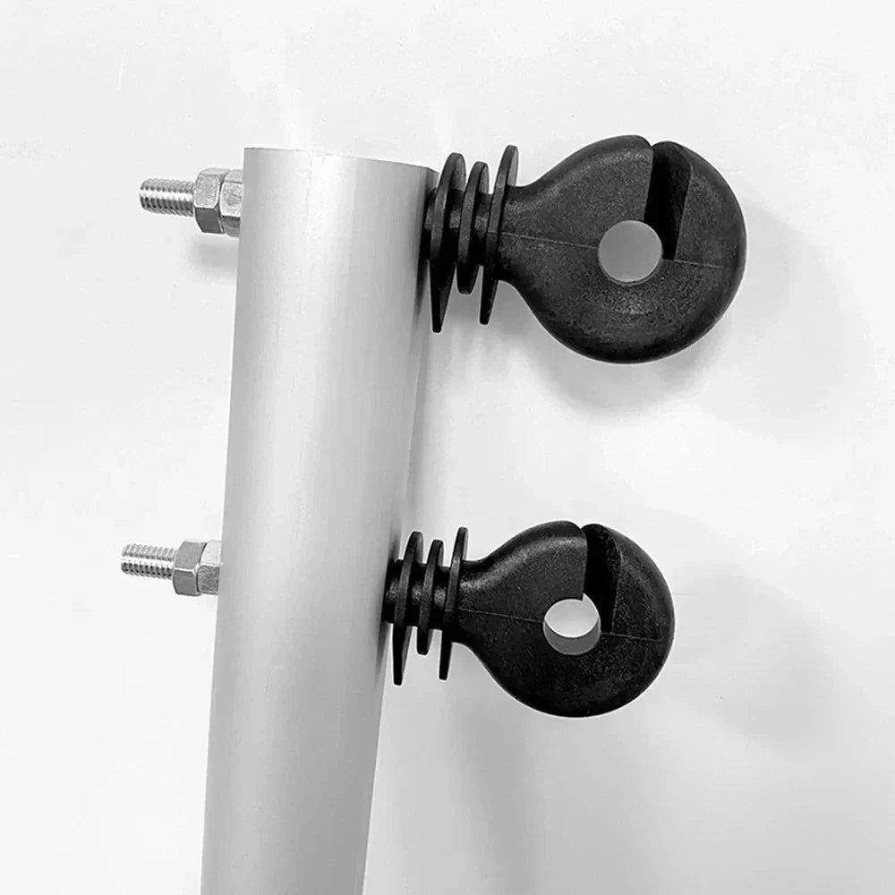 50 Pcs Insulated Electric Fence Insulation Screw M6 Ring Insulator