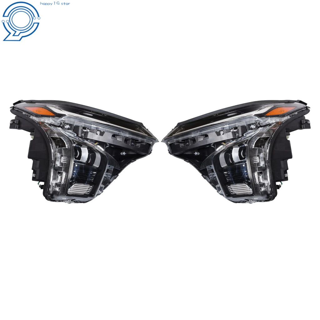LED Black Headlight Set for Chevy Trax (2024–2025) W/ LED DRL Projector LH+RH