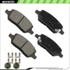 Rear Brake Ceramic Pads for Chevrolet Uplander Pontiac Montana Buick Terraza (2005–2008)