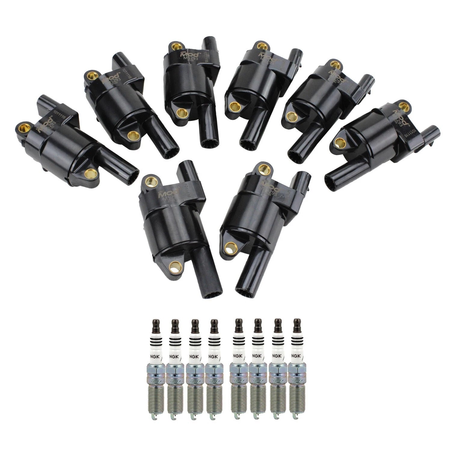 Set of 8 NGK Iridium Spark Plugs for Chevrolet Suburban 3500 HD (2011–2014)