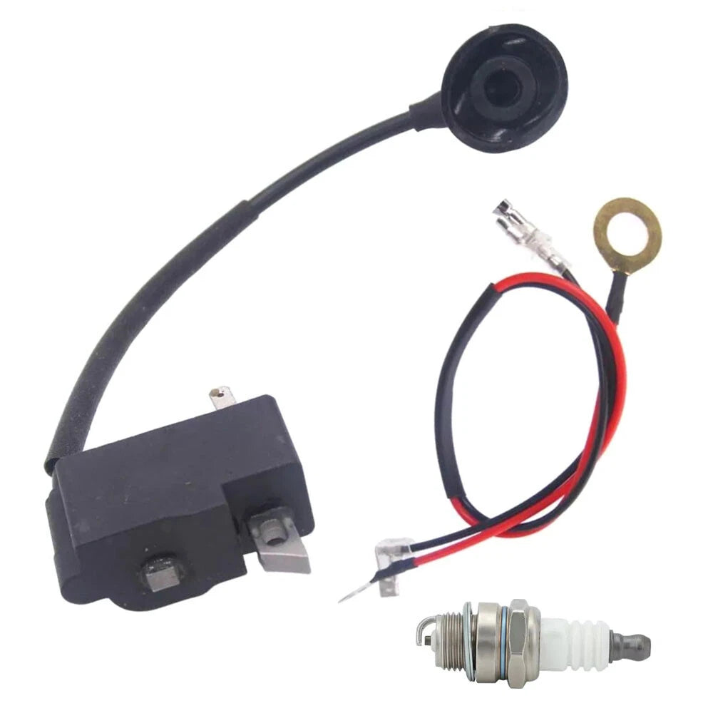 Set of 1 Ignition Coil & Spark Plug for Stihl MS341 MS361 (2004–2010) 1135 400 1300