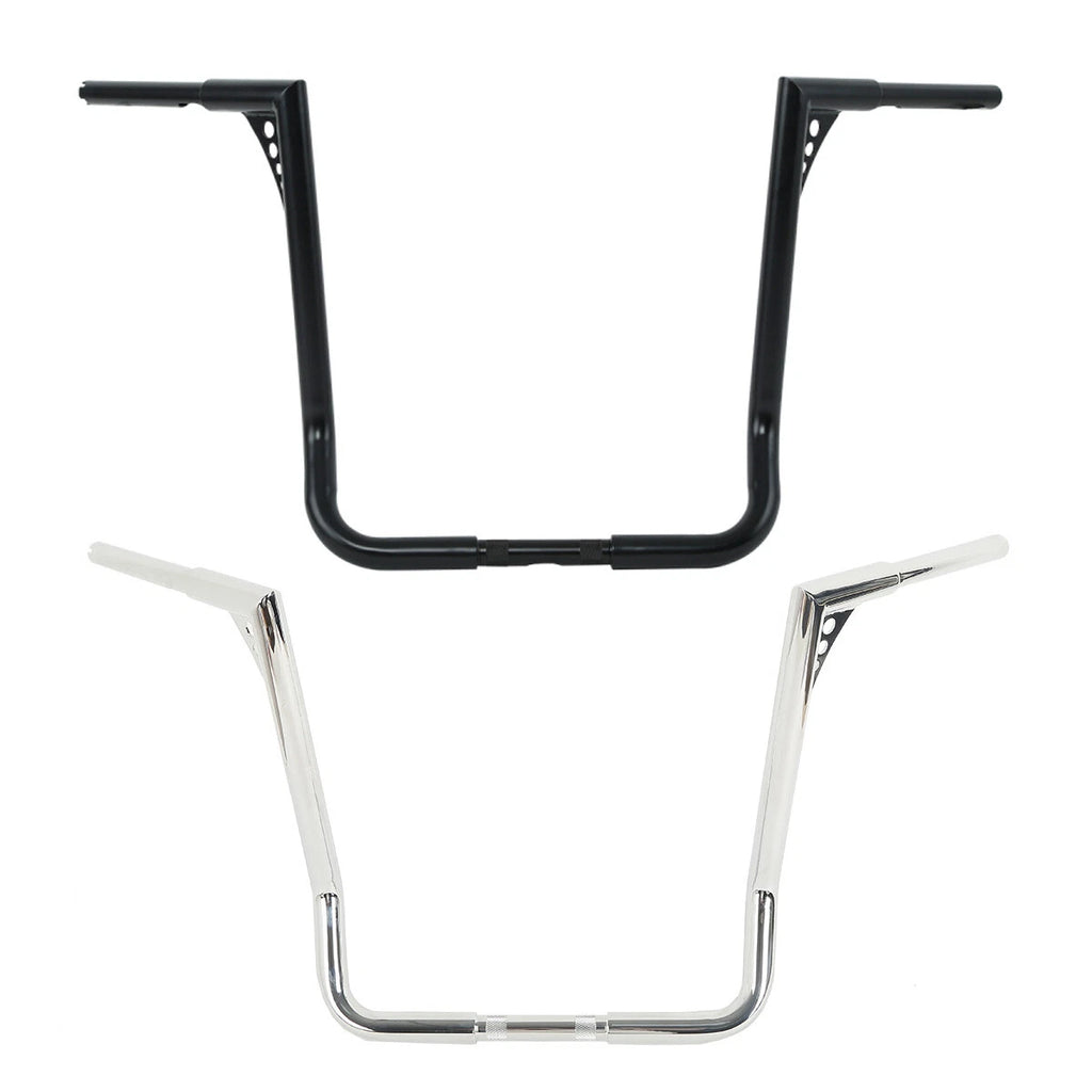 Chrome/Black 18" Ape Hanger Handlebar for Harley Street Glide (1982–2024)