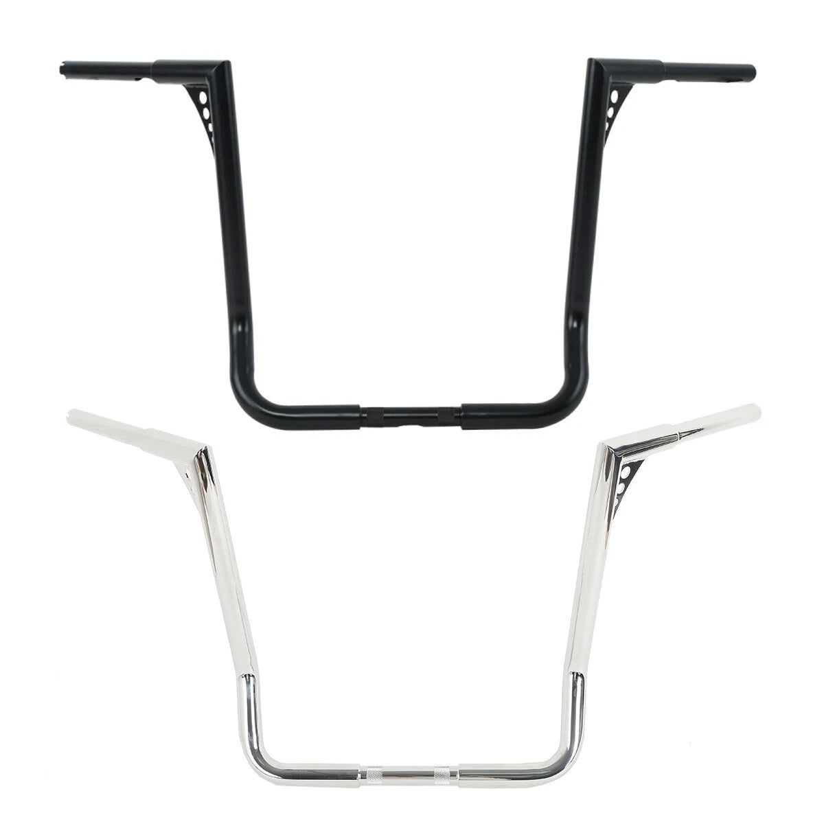 Chrome/Black 18" Ape Hanger Handlebar for Harley Street Glide (1982–2024)