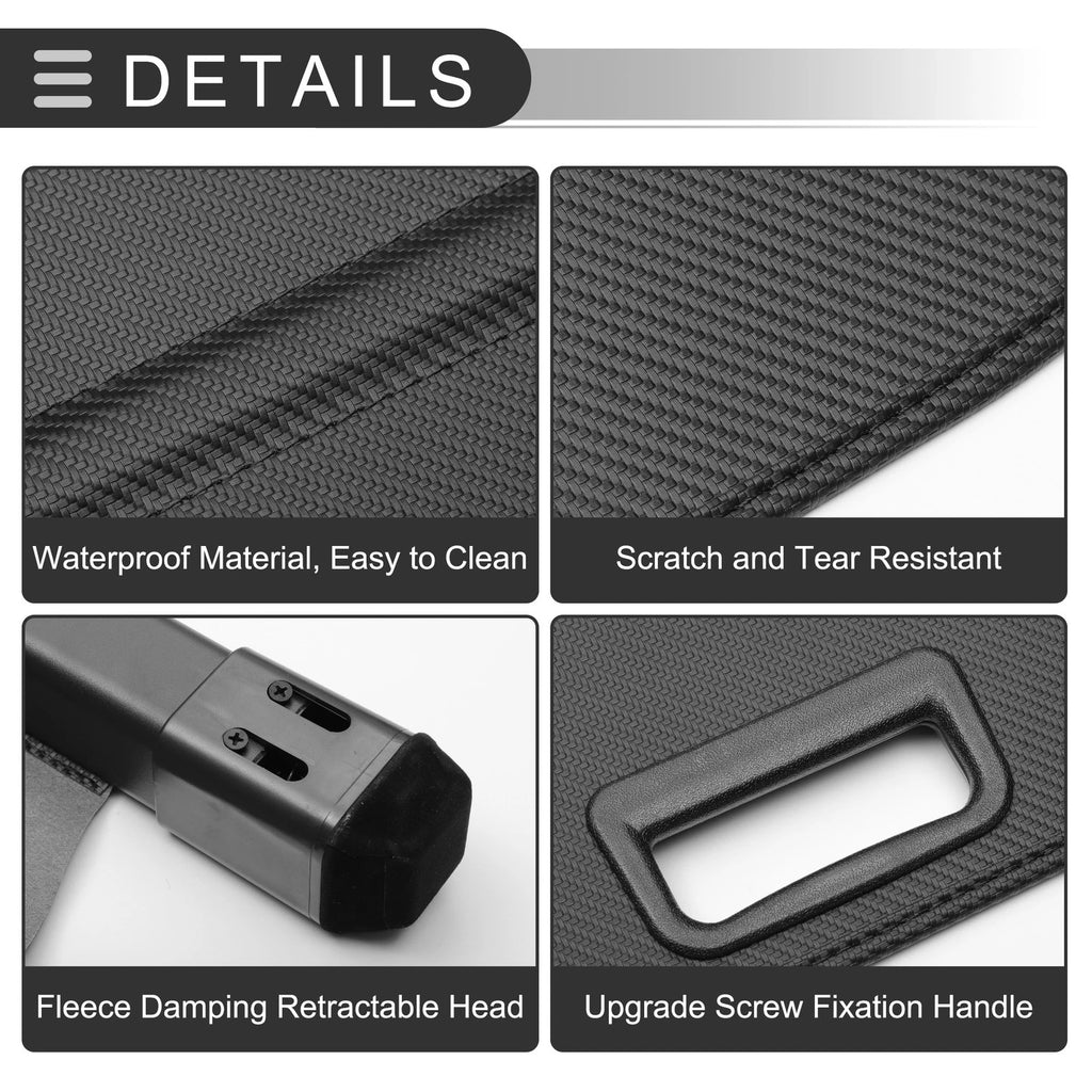 Retractable Cargo Cover for Toyota RAV4 (2019–2023) Black Carbon Fiber