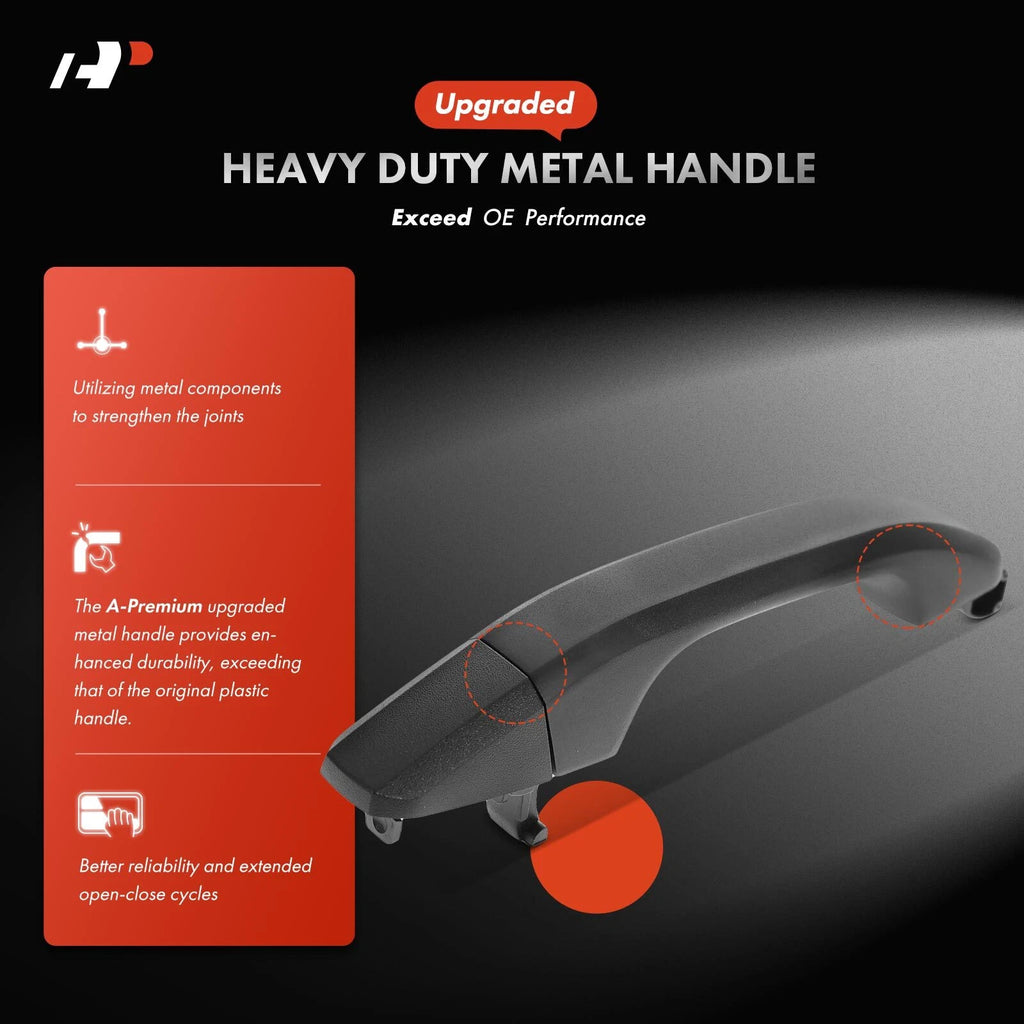 Pro Version All Metal Rear Exterior Door Handle for Chevy GMC