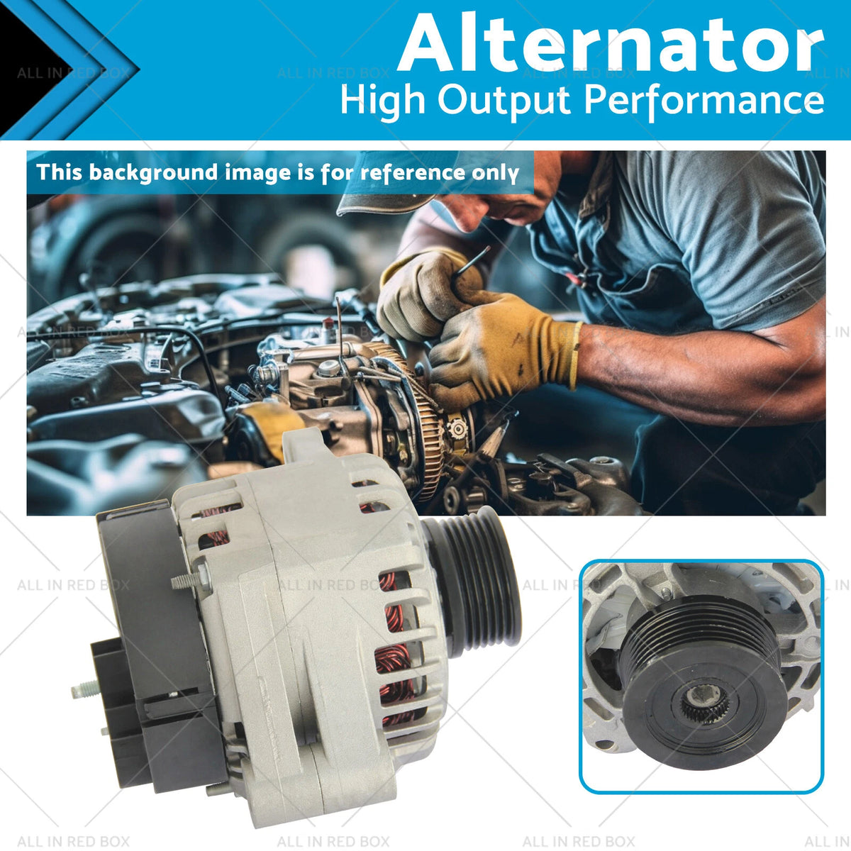 Alternator for Holden Astra AH 1.8TD 1.9TD, Saab 9-3 1.9L (1998–2011)