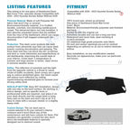 Dashboard Cover Pad Sun Protector for Hyundai Sonata (2020-2023)