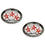 2Pcs Outboard Graphic Sticker Decal for California DOT (3 Star)